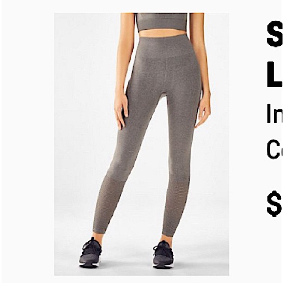 Fabletics SEAMLESS HIGH WAISTED MESH LEGGING - Picture 1 of 5